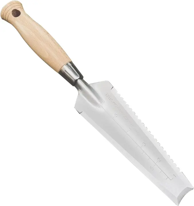 13.3" Hori Hori Garden Transplanter — Alloy Steel Digging Knife