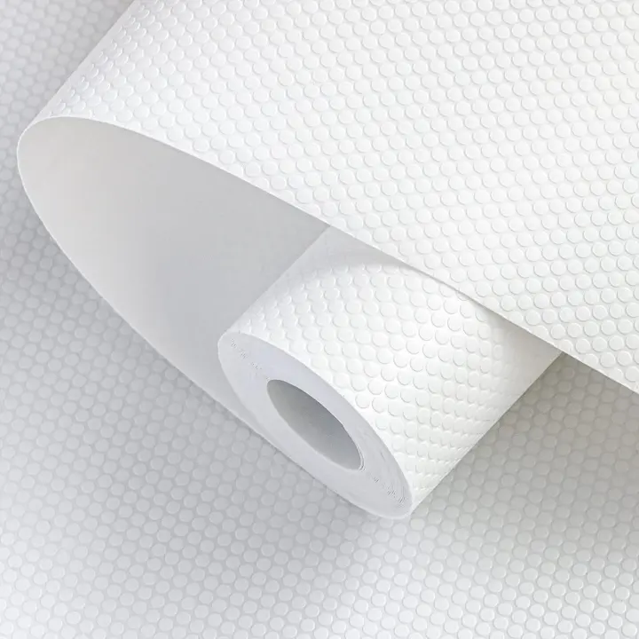 24 in × 20 ft White EVA Shelf Liner Roll — Drawer & Cabinet Protector