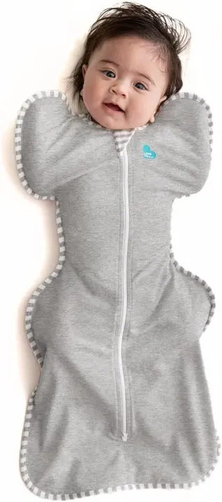 Arms-Up Newborn Swaddle Up (NB, 2.2–3.8 kg) — 1.0 TOG Grey