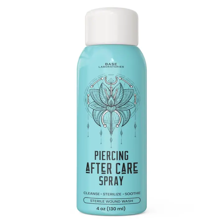 BASE LABORATORIES Piercing Aftercare Saline Spray — 4 oz