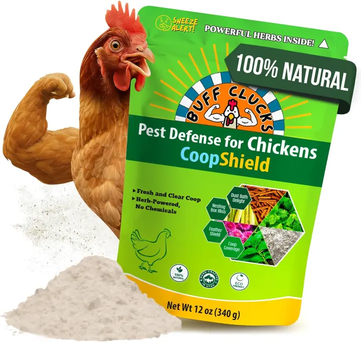 Buff Clucks Chicken Dust Bath & Nesting Herb Blend — 12 oz