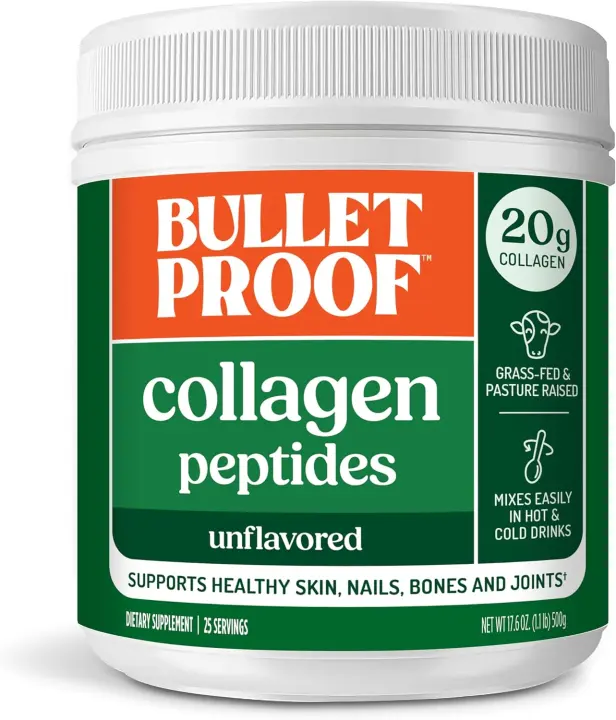 Bulletproof Unflavored Collagen Peptides Protein Powder — 17.6 oz