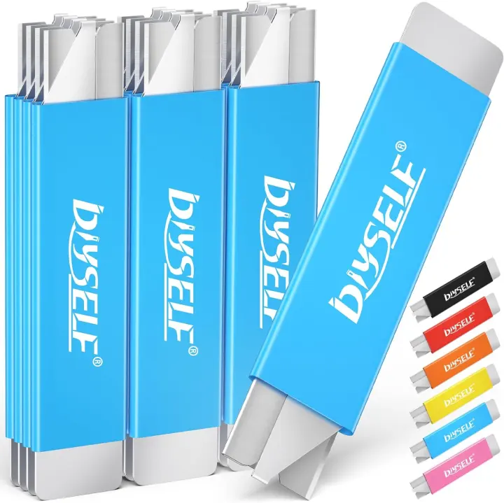 DIYSELF 12-Pack Metal Mini Box Cutters — Retractable Utility Knives