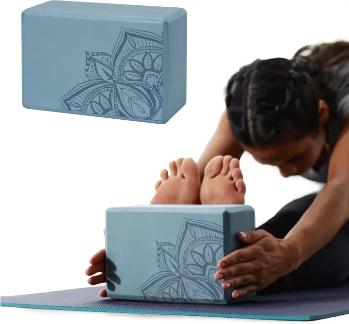 Gaiam EVA Foam Yoga Block — Lightweight Non-Slip Support Brick