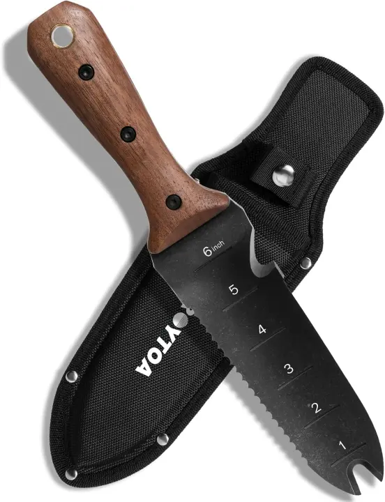 Hori Hori Garden Knife — 7" Stainless-Steel Digging & Planting Tool