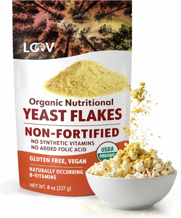 LOOV Organic Nutritional Yeast Flakes — Unfortified Vegan Nooch