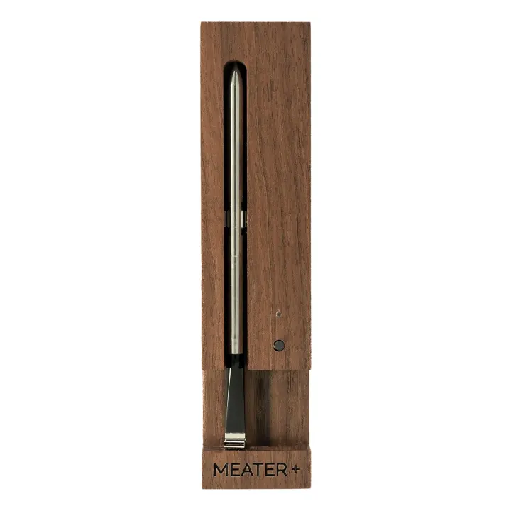 MEATER Plus Wireless Meat Thermometer — Walnut Charging Base