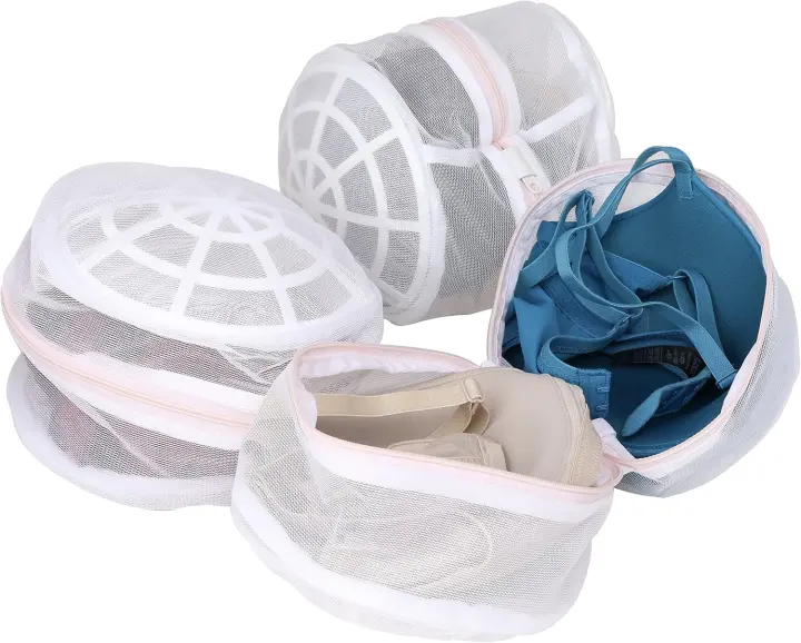 Mesh Lingerie Wash Bags – Set of 3 Protective Bra Laundry Bags