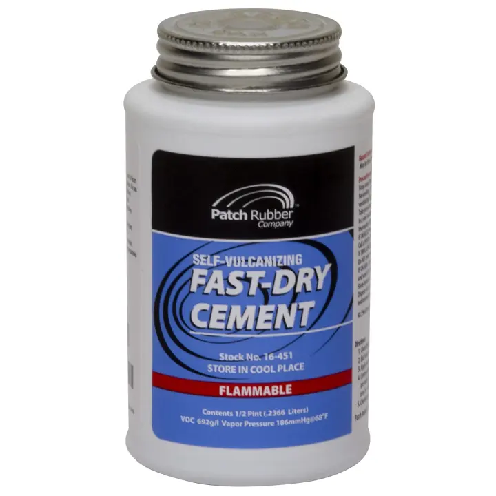 Self-Vulcanizing Tire Cement — Fast-Dry, 8 oz