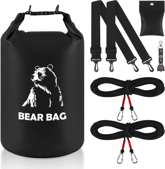 Waterproof Bear Food Bag Hanging Kit for Backpacking