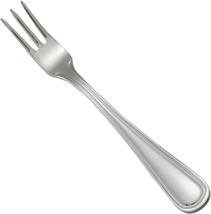 Winco Shangarila 6.75" Stainless Steel Oyster Forks — Set of 12