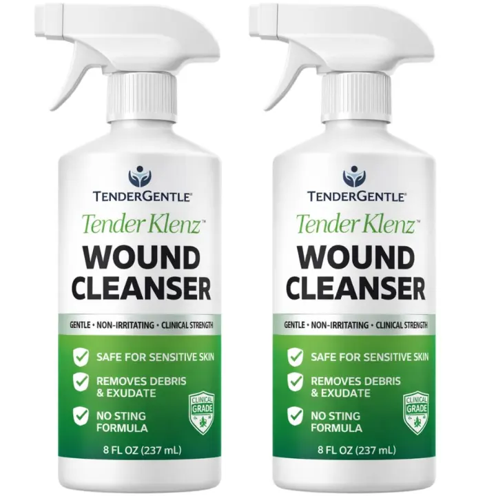 Wound Cleanser Spray, 8 oz (2-Pack) — No-Rinse Wound Wash